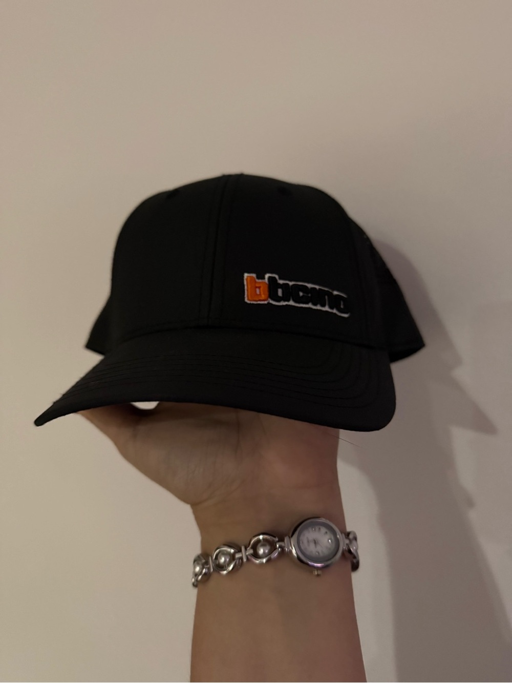 Black Logo Trucker Cap